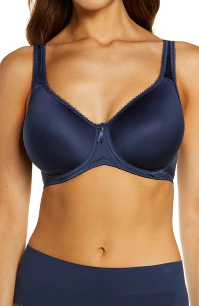 Shop Wacoal Underwire Contour Bra In Black Iris