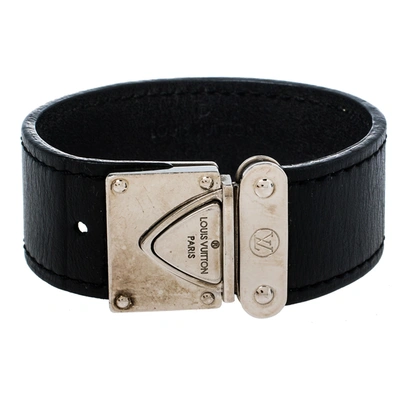 Pre-owned Nomade Koala Black Leather Bracelet S