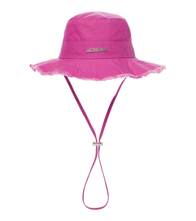 Shop Jacquemus Le Bob Artichaut Bucket Hat In Purple