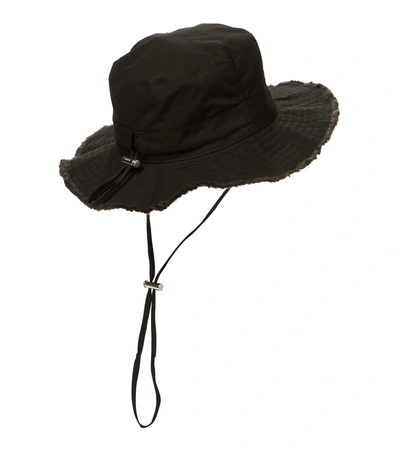 Shop Jacquemus Le Bob Artichaut Bucket Hat In Black