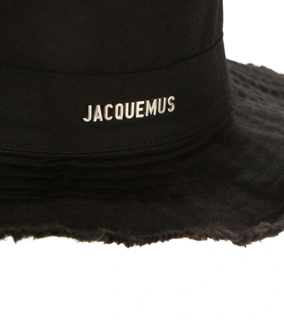 Shop Jacquemus Le Bob Artichaut Bucket Hat In Black