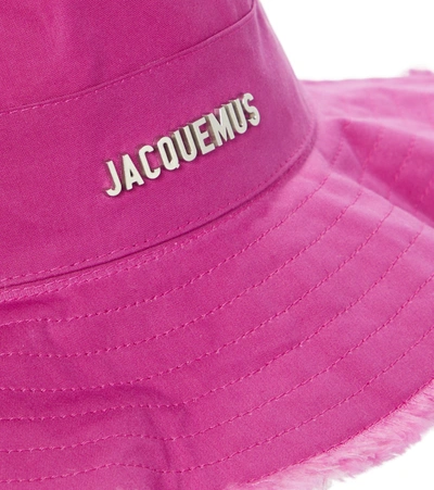 Shop Jacquemus Le Bob Artichaut Bucket Hat In Purple