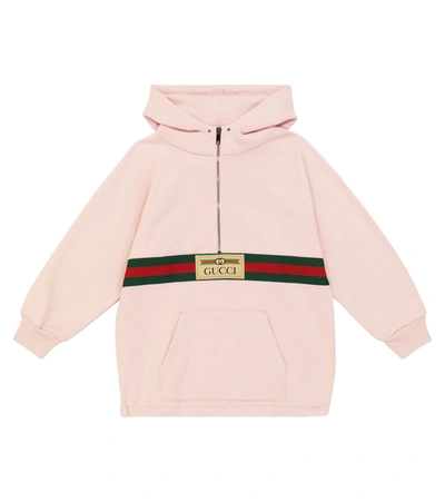 Gucci Girls Faded Rose/mc Kids Logo-embroidered Cotton Sweatshirt 8-12  Years 8 Years | ModeSens