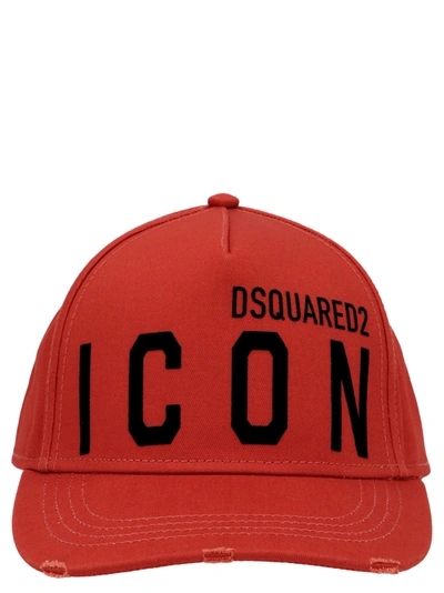 Dsquared2 Icon-print Baseball Cap In Red | ModeSens