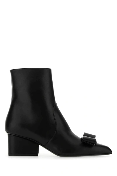 Ferragamo shop bow booties