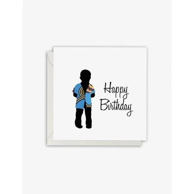 Shop Afrotouch Design Uche Birthday Greetings Card 15cm X 15cm