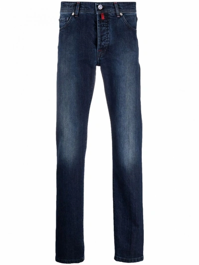Shop Kiton Denim Cotton Jeans