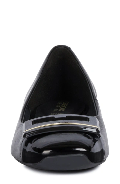 Shop Geox Vivyanne Pump In Black Nappa Leather