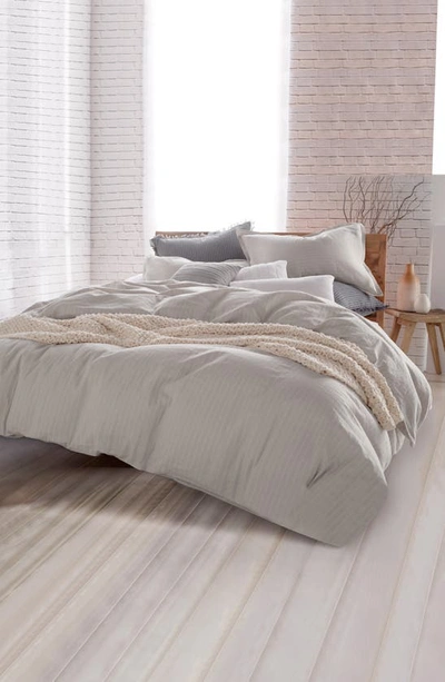 Shop Dkny Pure Comfy Comforter & Sham Set In Platinum