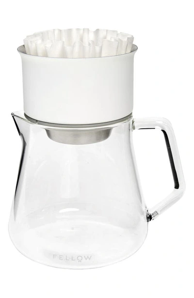 Shop Fellow Mighty Stagg [x] Pour Over Set In Matte White