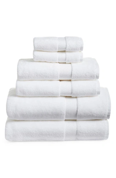 Matouk Regent 6-Piece Towel Set White