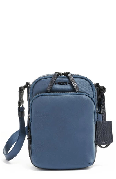 Shop Tumi Voyageur Ruma Nylon Crossbody Bag In Dusty Blue