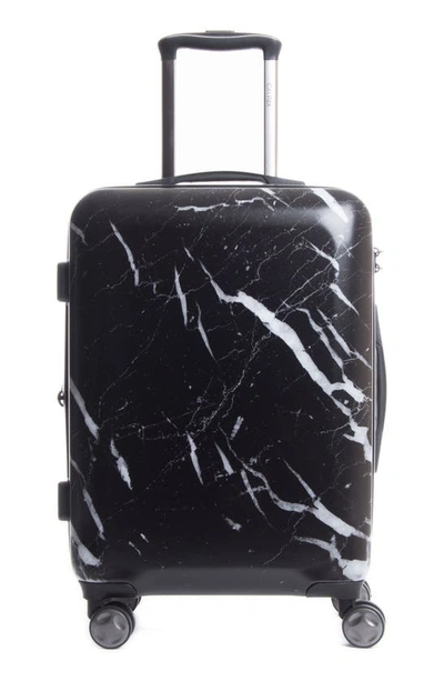 Shop Calpak Astyll 22-inch Rolling Spinner Suitcase In Midnight Marble