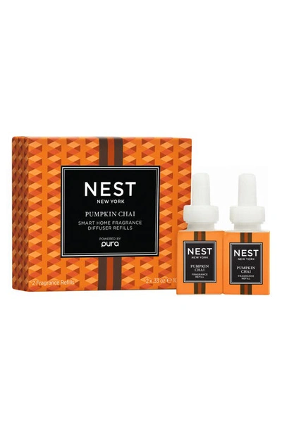 Shop Nest New York New York Pura Smart Home Fragrance Diffuser Refill Duo In Pumpkin Chai