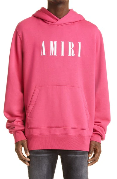 Shop Amiri Core Logo Cotton Hoodie In Peacock