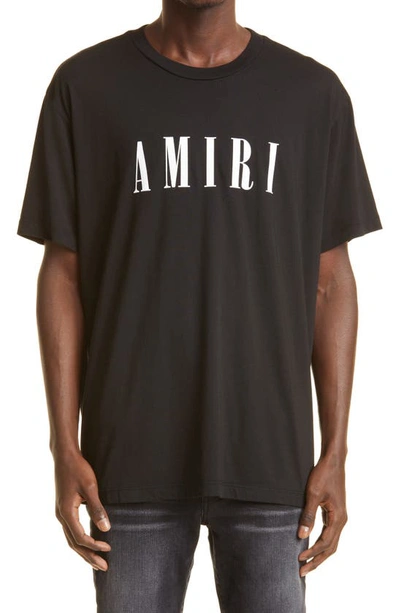 Shop Amiri Core Logo Graphic Cotton Tee In Black