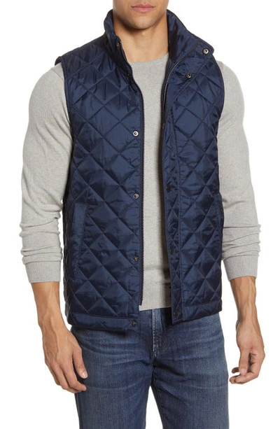 Shop Barbour Barlow Quilted Vest In Navy