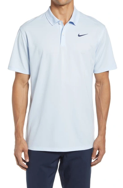 Shop Nike Golf Dri-fit Victory Polo Shirt In Hydrogen Blue/ Obsidian