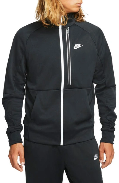 Nike Tech Essentials N98 Tribute Polyknit Track Jacket In Black In  Black/white | ModeSens