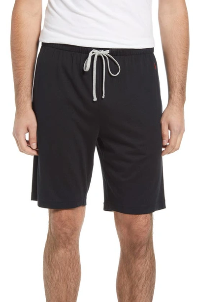 Shop Polo Ralph Lauren Supreme Comfort Sleep Shorts In Polo Black