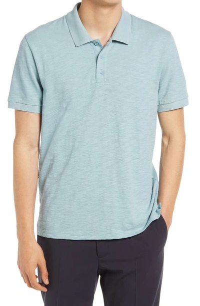 Shop Vince Classic Regular Fit Polo In Refresh
