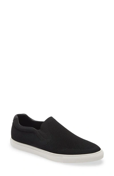 Shop Nordstrom Neil Knit Slip-on Sneaker In Black