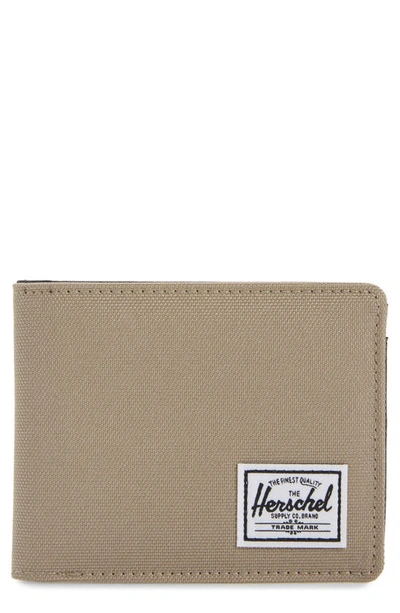 Shop Herschel Supply Co Hank Rfid Bifold Wallet In Timberwolf