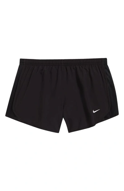 Shop Nike Dri-fit Tempo Shorts In Black/ Black/ Black/ White