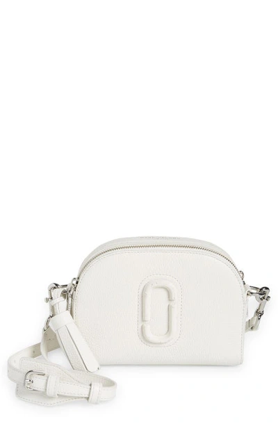 Shop Marc Jacobs The Shutter Leather Crossbody Bag In Cotton