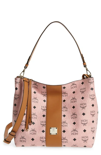 MCM Medium Visetos Klara Hobo - Pink Hobos, Handbags - W3051324