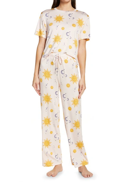 Shop Honeydew Intimates All American Pajamas In Alabaster Suns