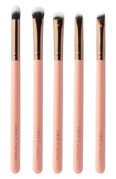 Luxie Rose Gold Flawless Blending Brush Set $76 Value