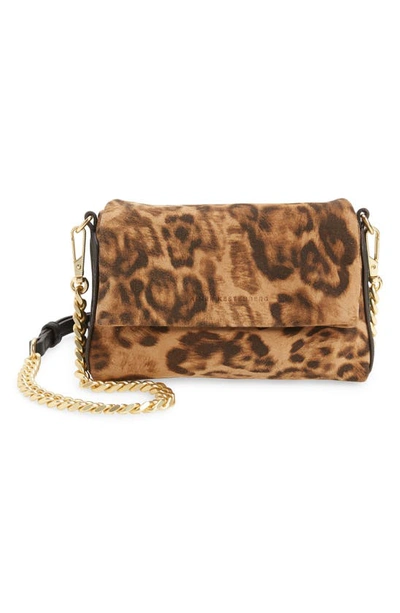 Shop Aimee Kestenberg Nordy Leather Mini Crossbody Bag In Leopard W Satin Gold
