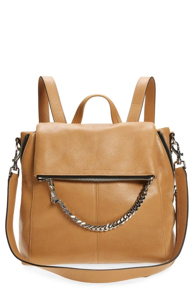 Shop Aimee Kestenberg No Bs Leather Backpack In Vachetta W Silver