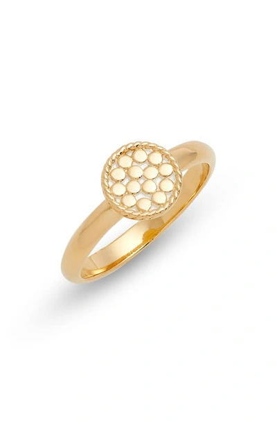 Shop Anna Beck Disc Dome Ring In Gold