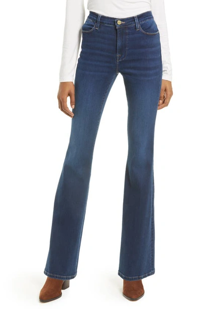 Shop Frame Le High Waist Flare Jeans In Cobbert