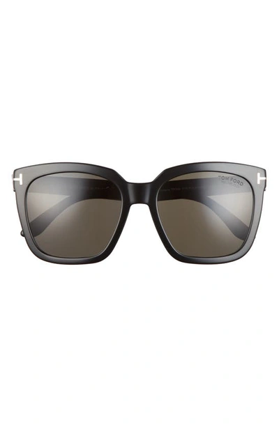 Tom ford amarra top 55mm square sunglasses