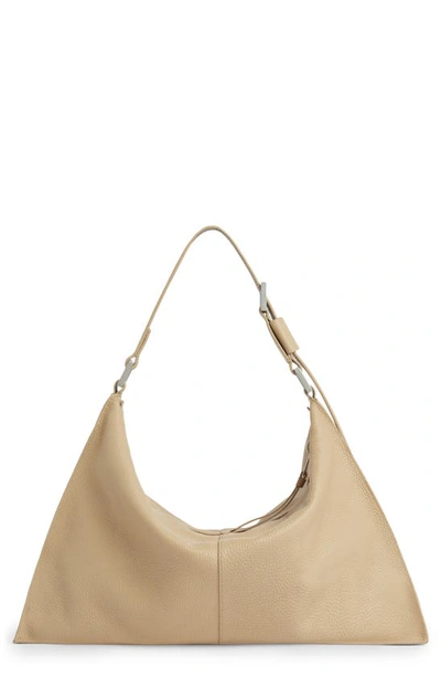 Shop Allsaints Edbury Leather Shoulder Bag In Caramel