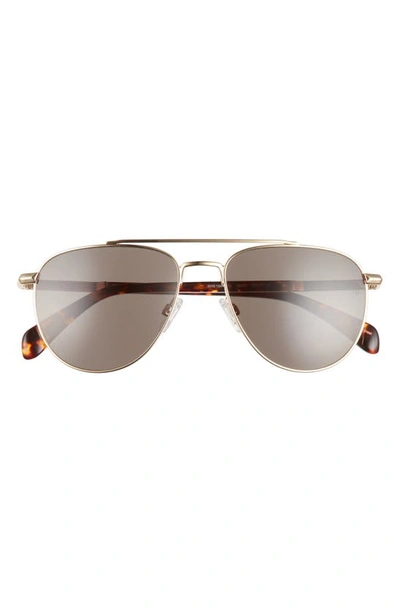 Shop Tiffany & Co 59mm Gradient Pilot Sunglasses In Rubedo/ Grey Gradient