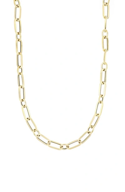 Bony Levy 14k Double Chain Link Necklace In 14k Yellow Gold