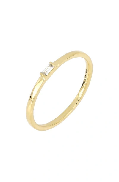 Shop Bony Levy Varda Diamond Baguette Ring In 18ky