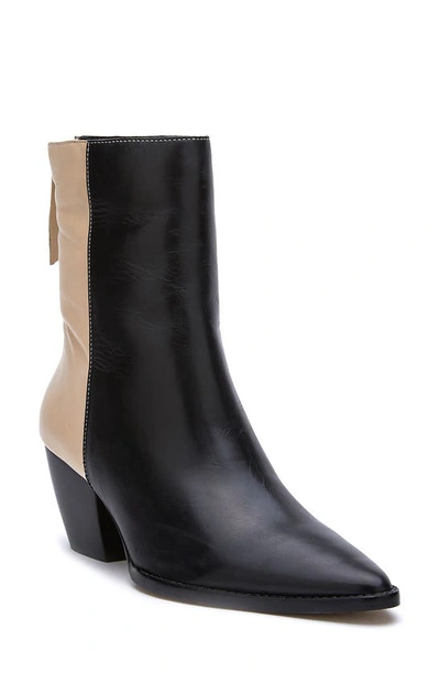 Shop Matisse Carson Western Boot In Black Leather