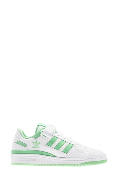 Shop Adidas Originals Forum Low Sneaker In White/ Glory Mint/ White