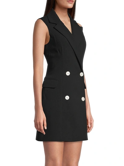 Shop Black Halo Women's Rio Sleeveless Blazer Dress In Bonfire