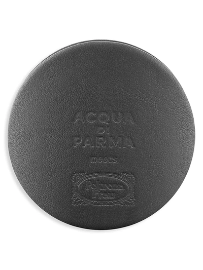 Shop Acqua Di Parma Leather Car Diffuser Case In Dark Grey