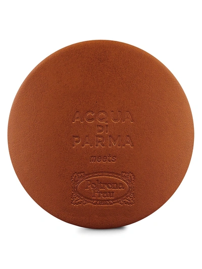 Shop Acqua Di Parma Leather Car Diffuser Case In Brown