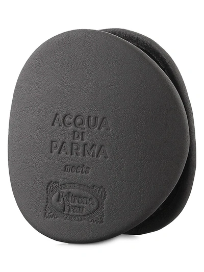 Shop Acqua Di Parma Leather Car Diffuser Case In Brown