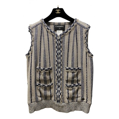 Pre-owned Chanel Tweed Vest In Multicolour