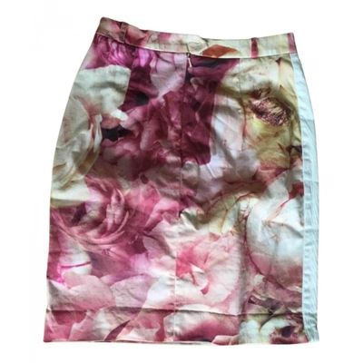 Pre-owned Preen By Thornton Bregazzi Skirt In Pink