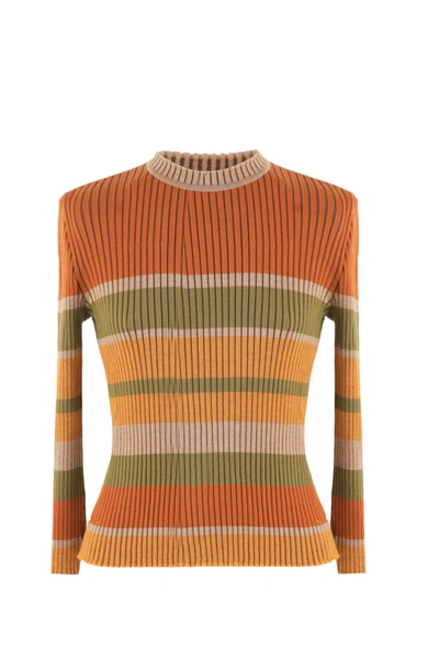 Shop Alberta Ferretti Wool Sweater